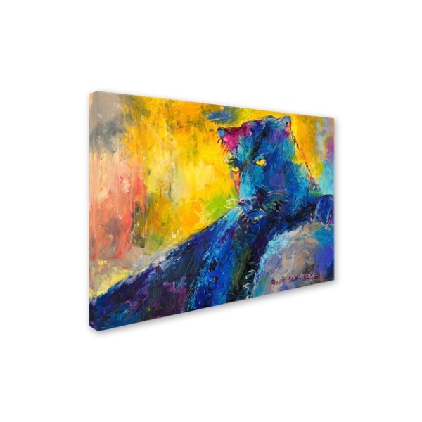 Richard Wallich 'Black Panther' Canvas Art,35x47